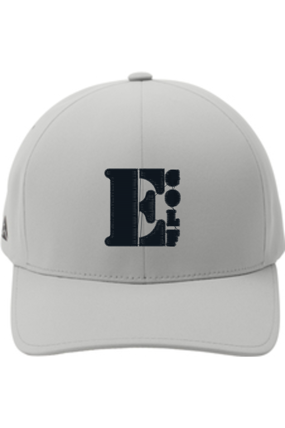 Black Logo Fitted Hat