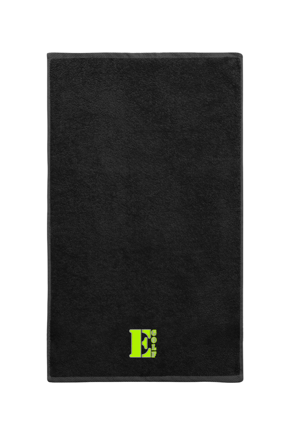 Black Elite Golf Towel